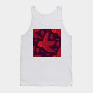 Red Owl Tank Top